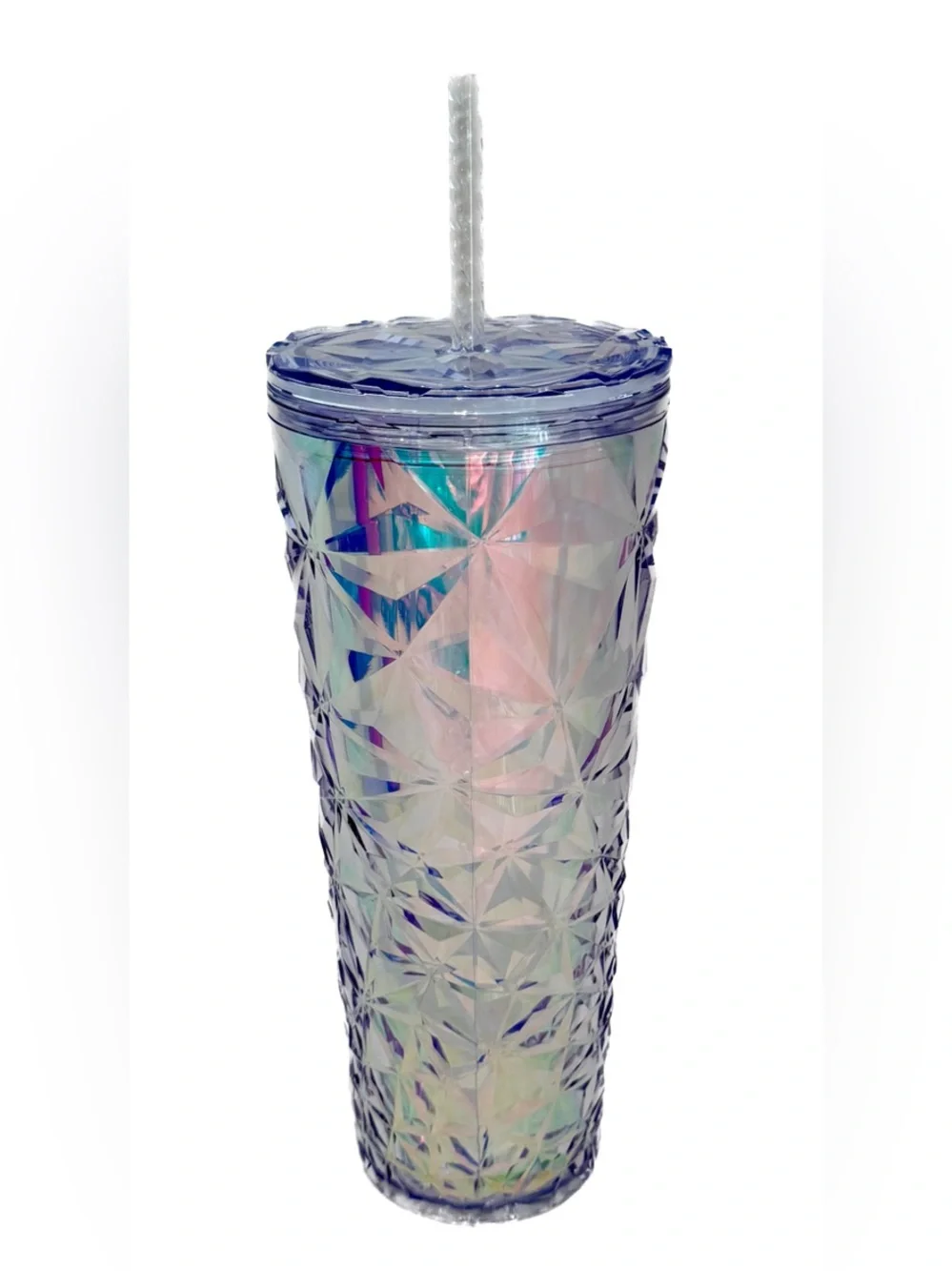 Starbucks iridescent faceted